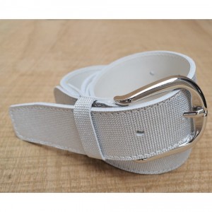 CEINTURE CUIR ARGENT| La jean